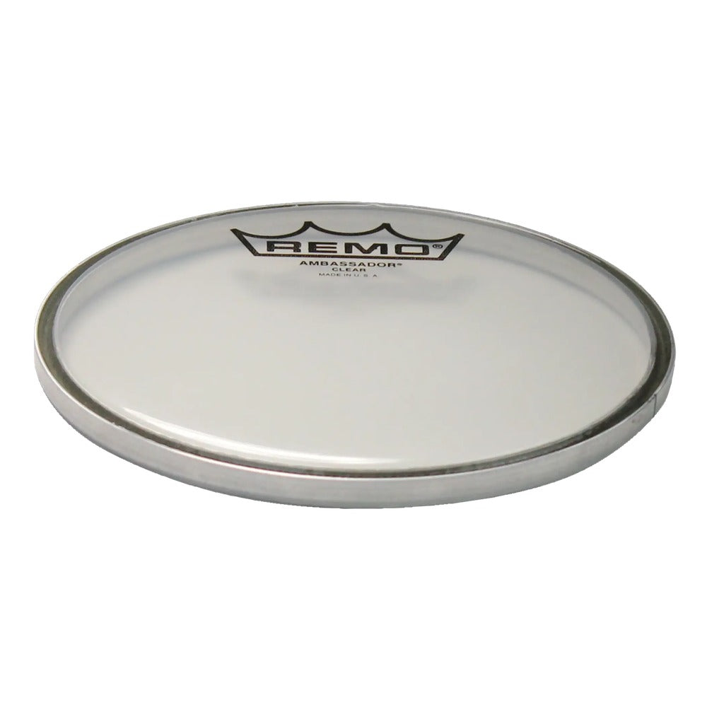 Remo Doumbek Drumhead, R Series, SKYNDEEP® Clear Tone, 10" Diameter, 1/2" Collar, Wide Hoop, 'Turquoise Mist' Graphic