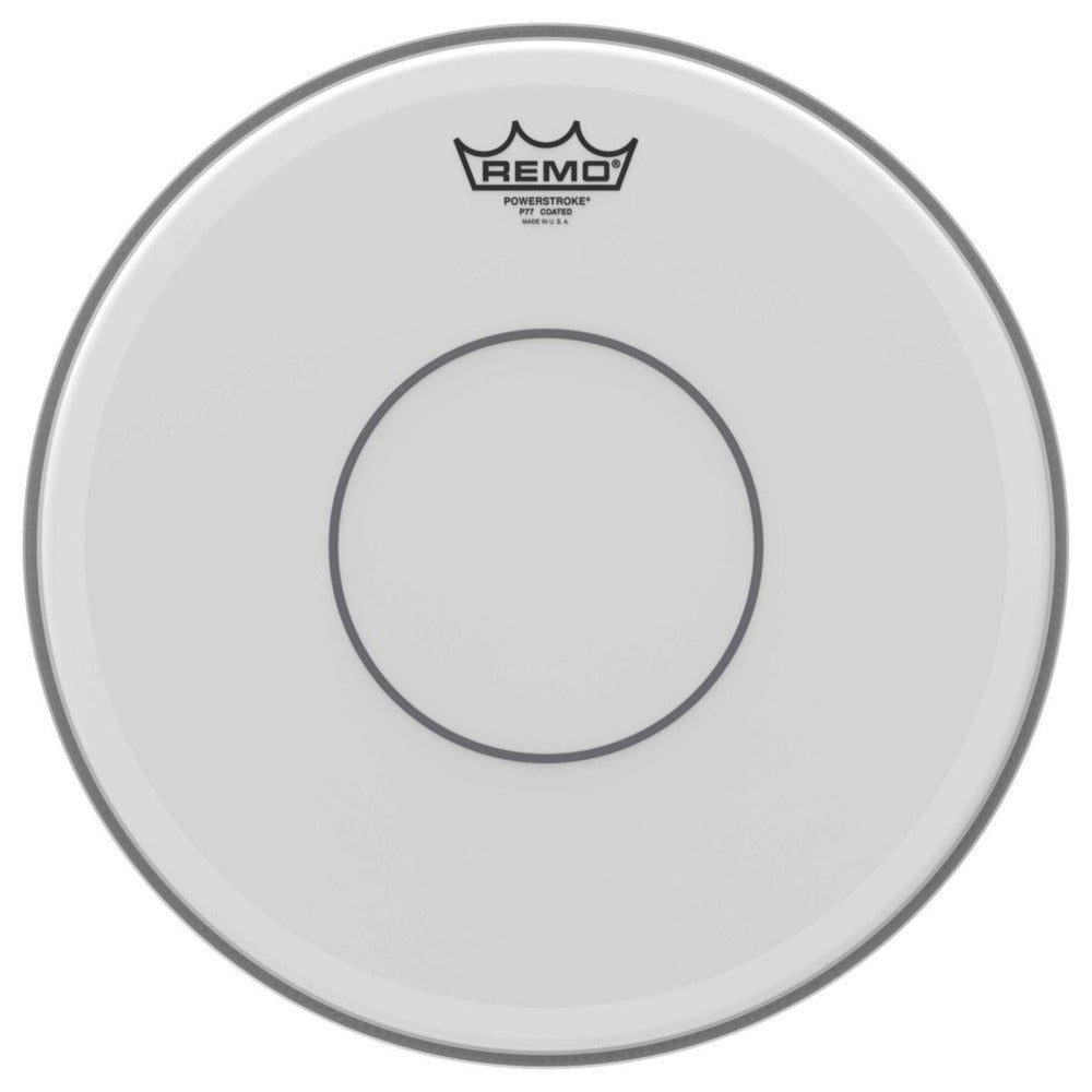 Remo CONTROLLED SOUND®, Coated, 14" Diameter, BLACK DOT™ On Bottom