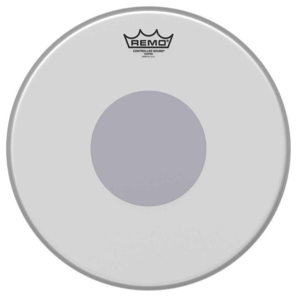 Remo CONTROLLED SOUND®, Coated, 18" Diameter, BLACK DOT™ On Bottom