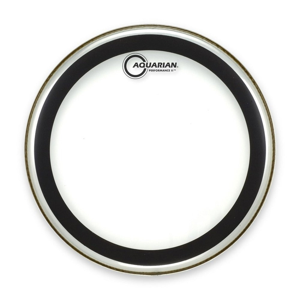 Remo Bass Drum , CONTROLLED SOUND®, Clear, 18" Diameter, Clear Dot On Top