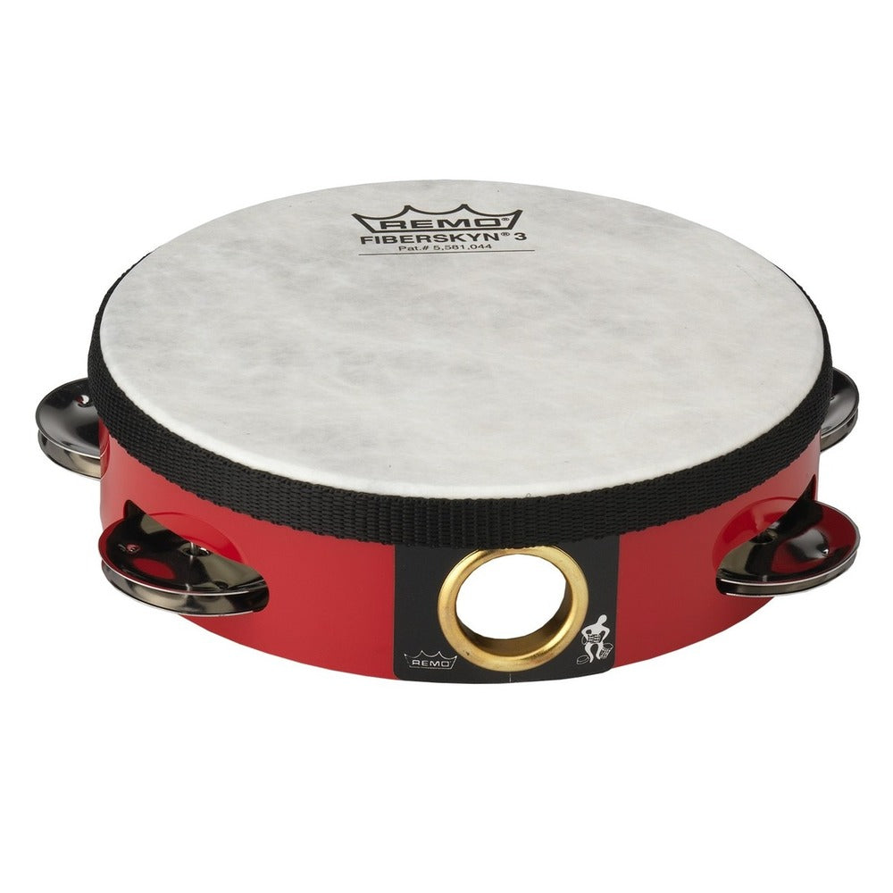 Remo Cuica, Pre-Tuned, 8" Diameter, 6.5" Height, QUADURA® Cherry Red