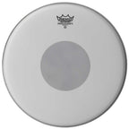 Remo Batter, CONTROLLED SOUND® X, Coated, 14" Diameter, BLACK DOT™ On Bottom