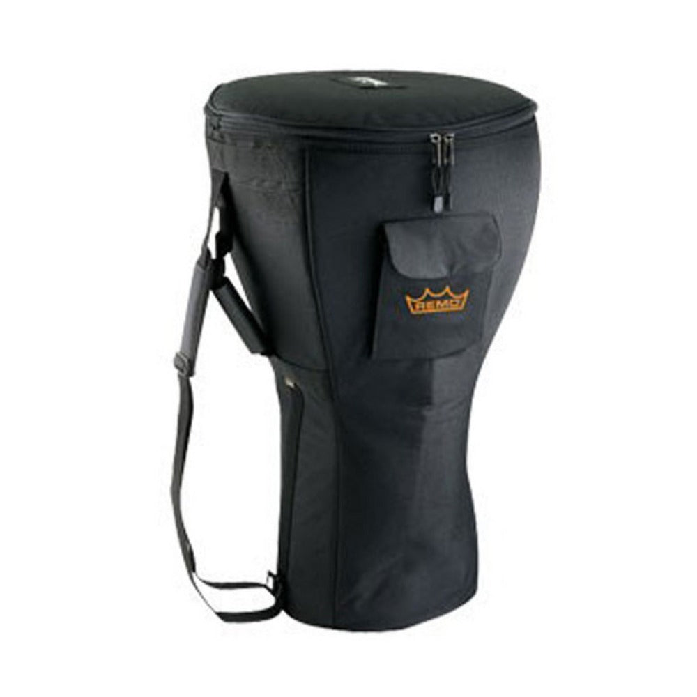Remo Djembe Deluxe Bag 12 x 22.5", Woven Polyester, Nylon Interior with 1/4" Padding with Shoulder Strap, Handle, Pocket
