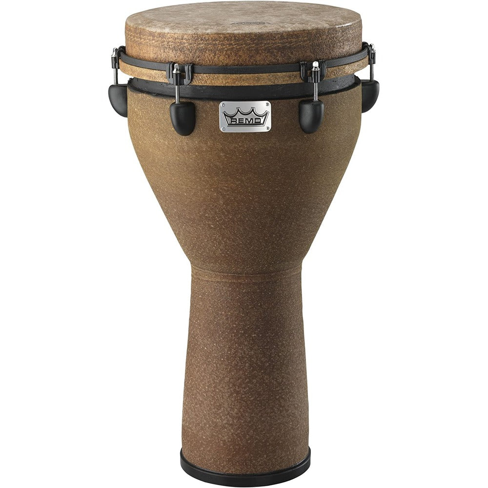 Remo Djembe, MONDO™, Designer Series, Key-Tuned, 14 x 25", SKYNDEEP®, Contour Tuning Brackets, Adinkra Finish