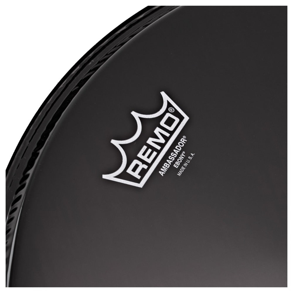 Remo Batter, AMBASSADOR®, EBONY®, 8" Diameter