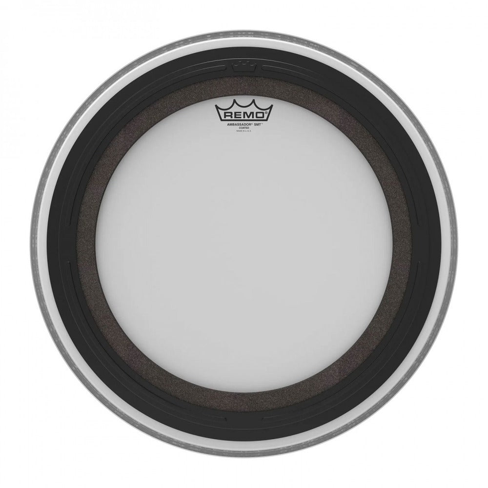 Remo Batter, AMBASSADOR®, EBONY®, 18" Diameter