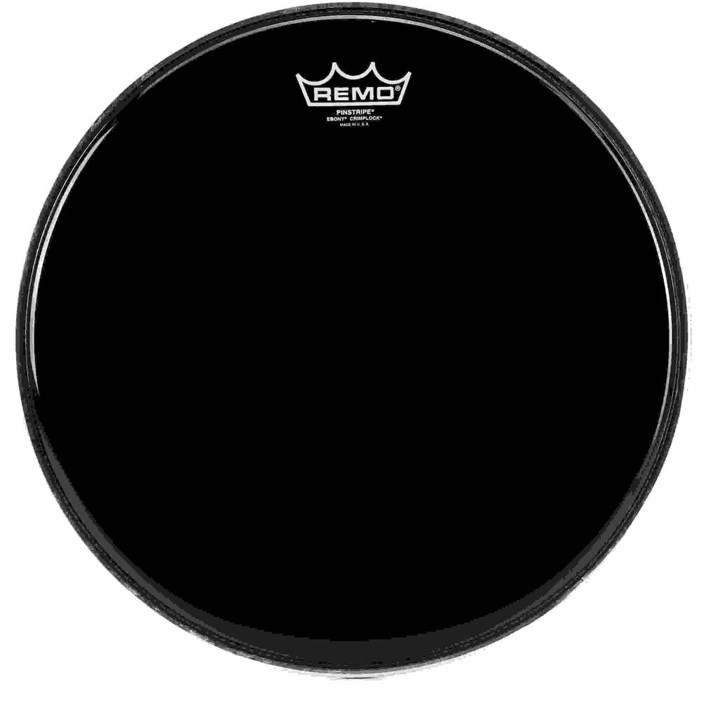 Remo Batter, PINSTRIPE®, EBONY®, 14" Diameter