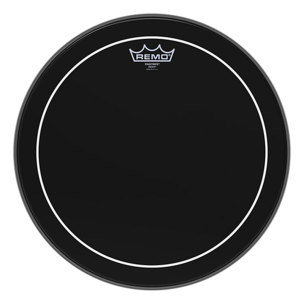 Remo Bass, PINSTRIPE®, EBONY®, 18" Diameter
