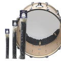 Remo Hardware Package, Bass Muffle Strip, Black, for 22" Diameter Drum
