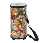 Remo Drum, KIDS PERCUSSION®, Konga, 6" Diameter, 15" Height, Fabric Rain Forest