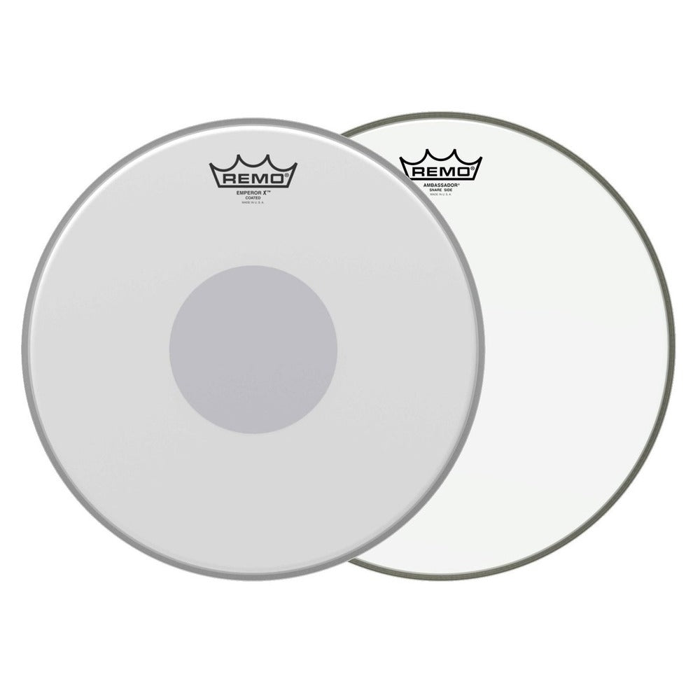 Remo 14" Diameter Snare Side, Crimped, FALAMS® II, SMOOTH WHITE™ Head