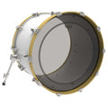 Remo Bass, POWERSTROKE® 3, EBONY®, 20" Diameter, 5" Black Dynamo Installed