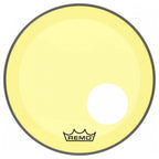 Remo POWERSTROKE® 3, COLORTONE™, 22" Diameter, Yellow For Bass Drum