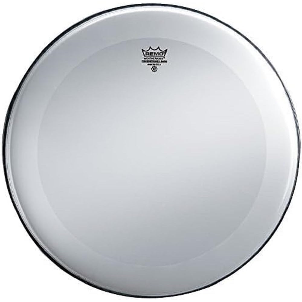 Remo Bass, POWERSTROKE® 3, AMBASSADOR®, BLACK SUEDE™, 18" Diameter