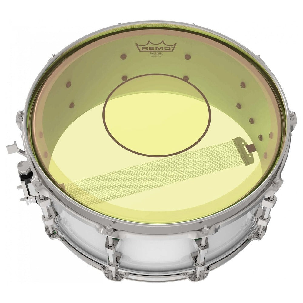 Remo POWERSTROKE® 77, COLORTONE™, 14" Diameter, Yellow For Snare
