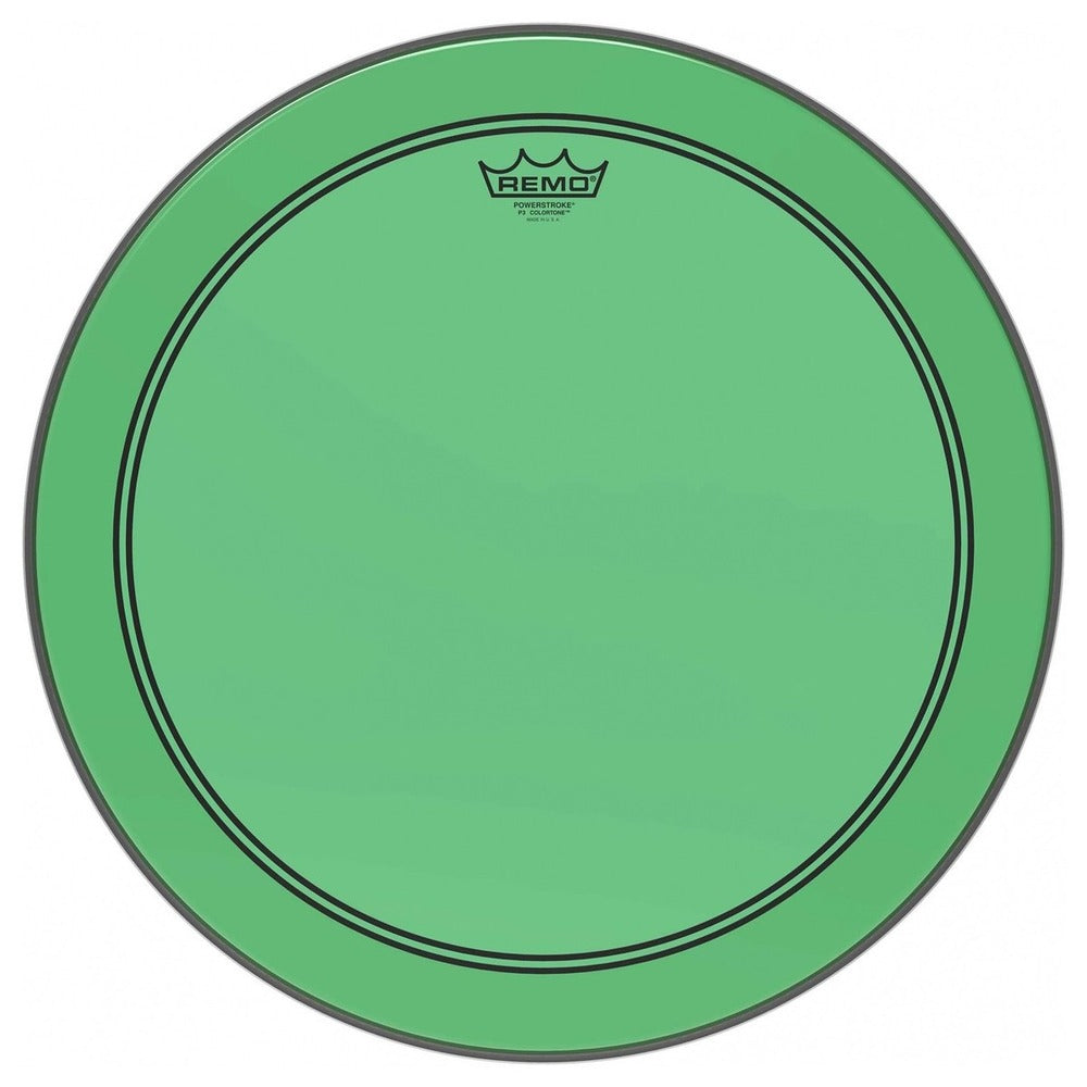Remo Bass, POWERSTROKE PRO®, EBONY®, 24" Diameter