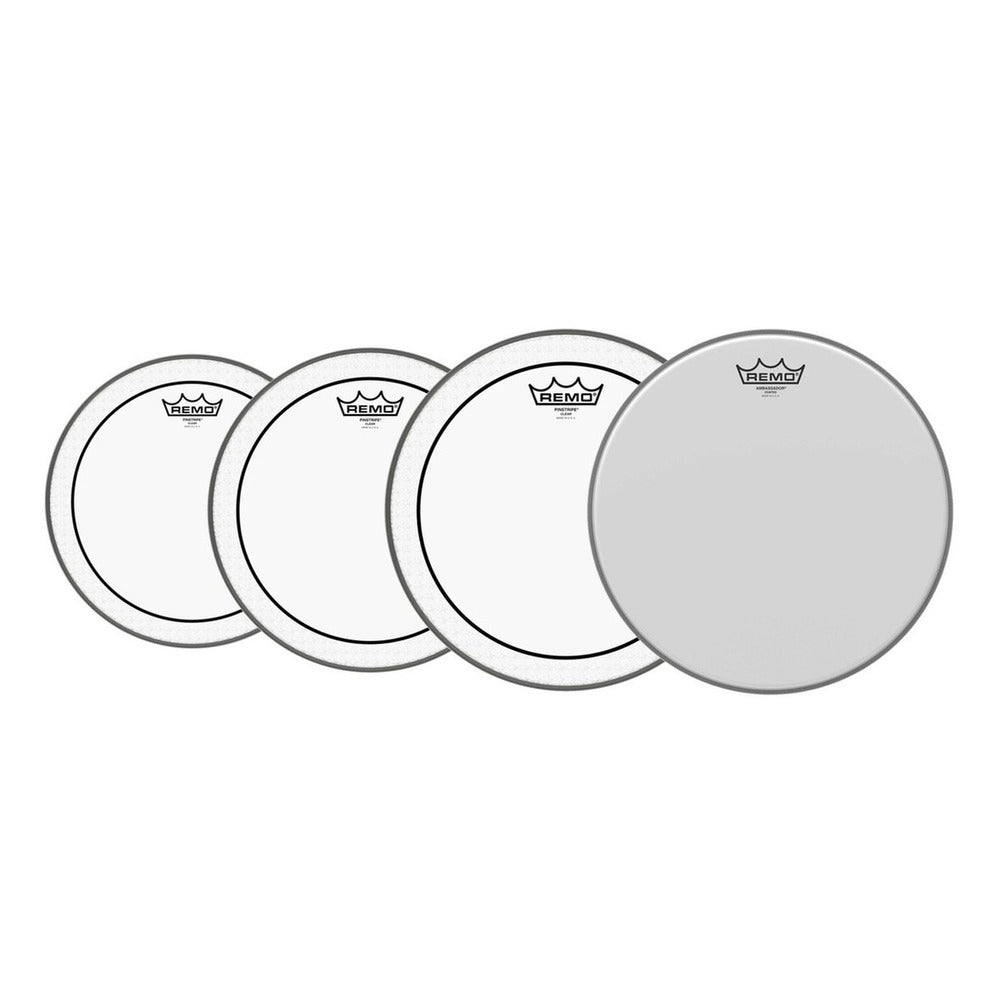 Remo Batter, PINSTRIPE®, Clear, 14" Diameter