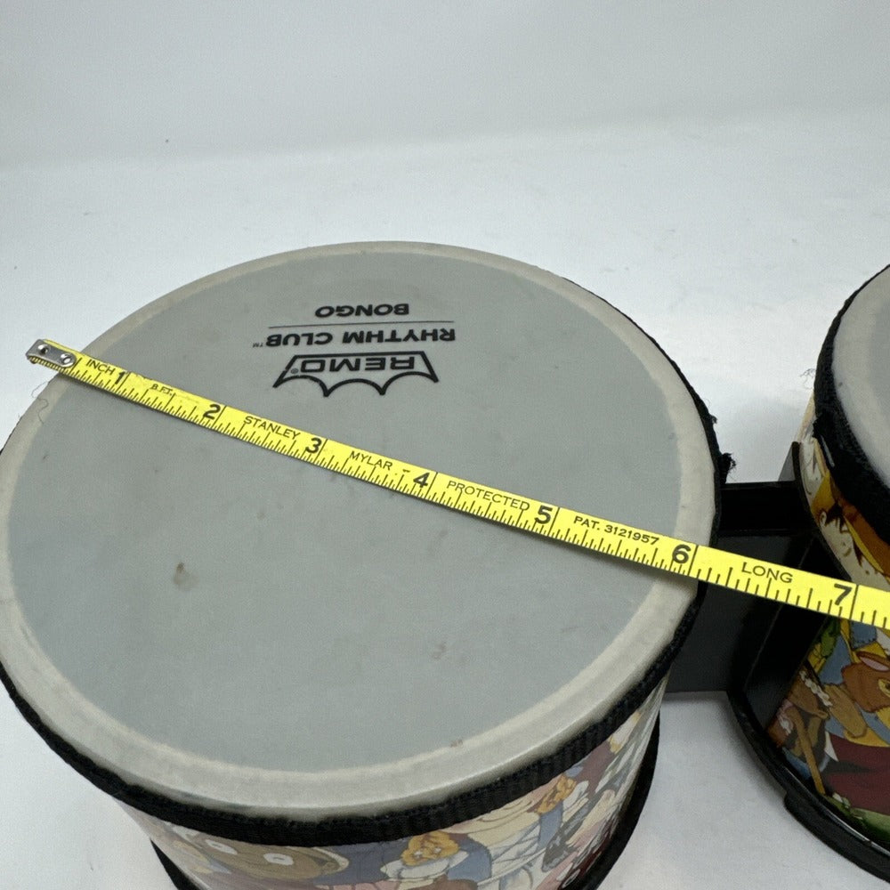 Remo RHYTHM CLUB®, Bongos, 5"/6" Diameters, Rhythm Kids Graphics