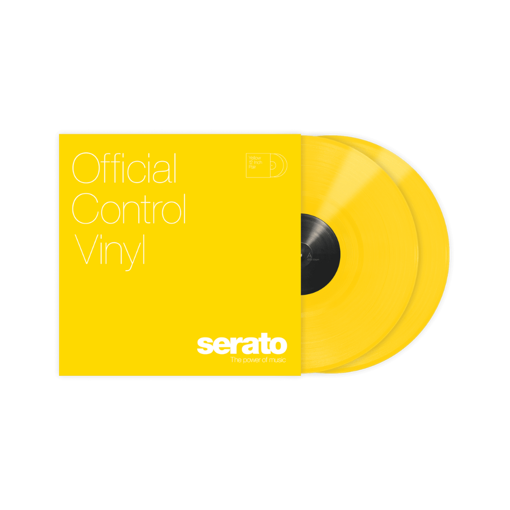 Serato Control Vinyls Performance Series, Yellow (Sold in Pairs)