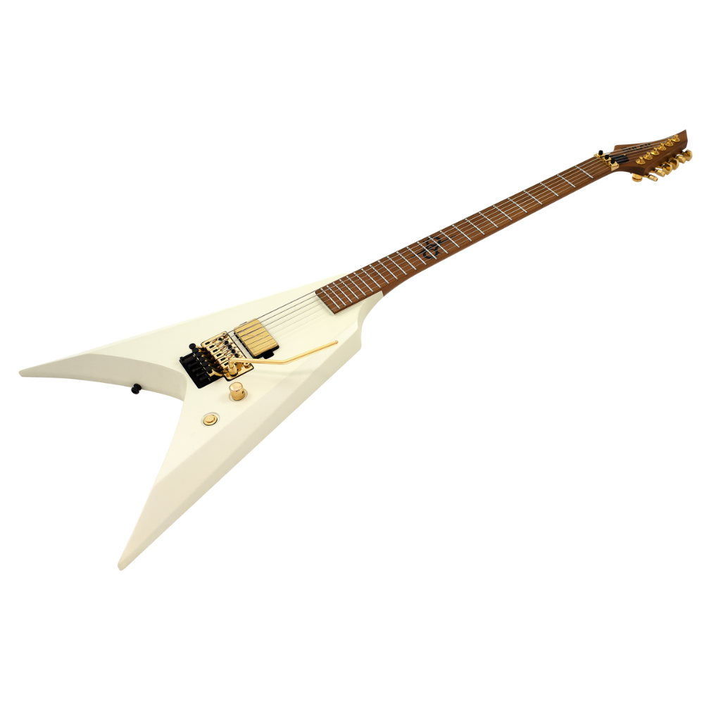 Solar Guitars V1.6VW Wolfmaster Electric Guitar – Vintage White Matte
