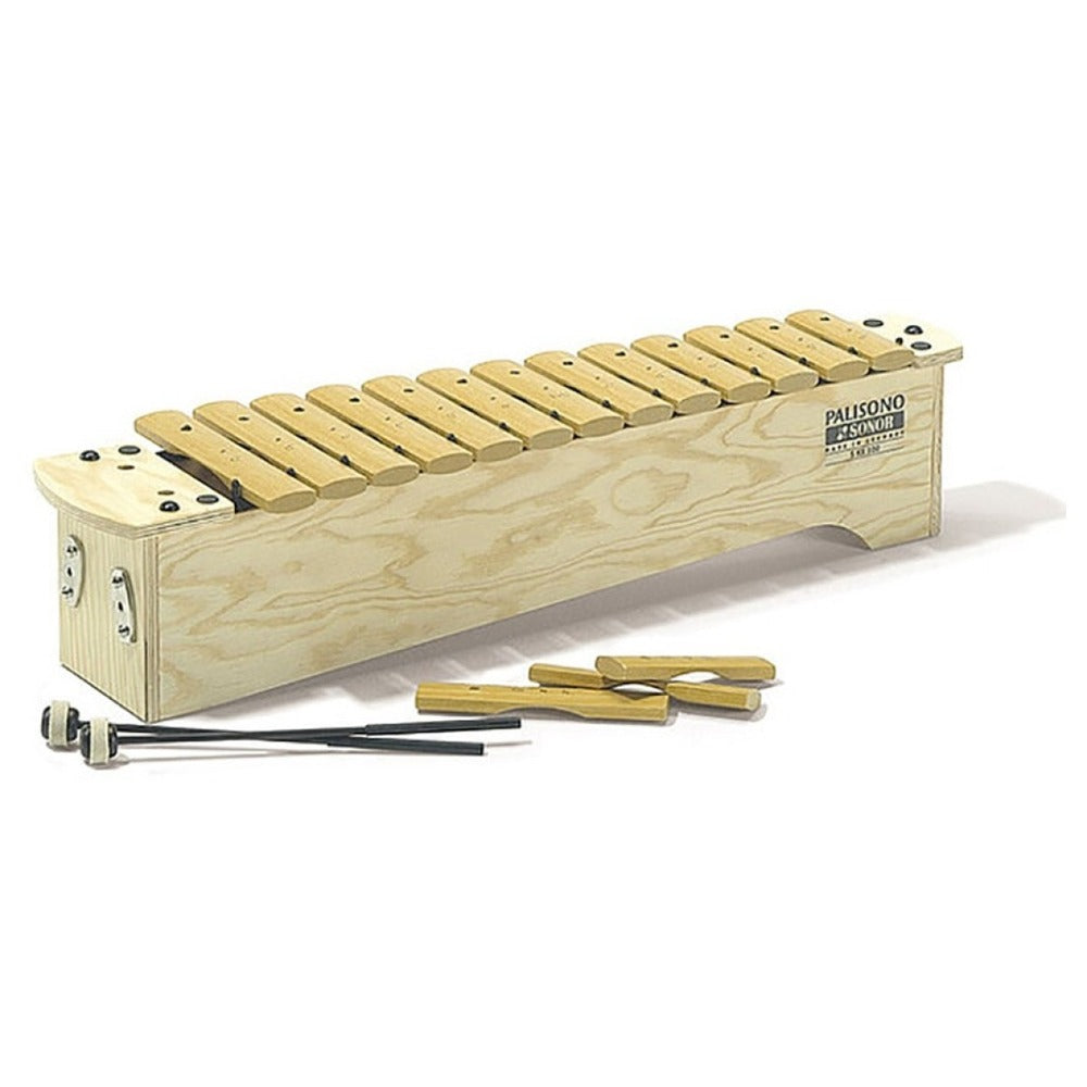 Sonor Global Beat Soprano Xylophone with 16 Stained Sucupira Bars Includes 1 Pair of Mallets & Bag For Bars