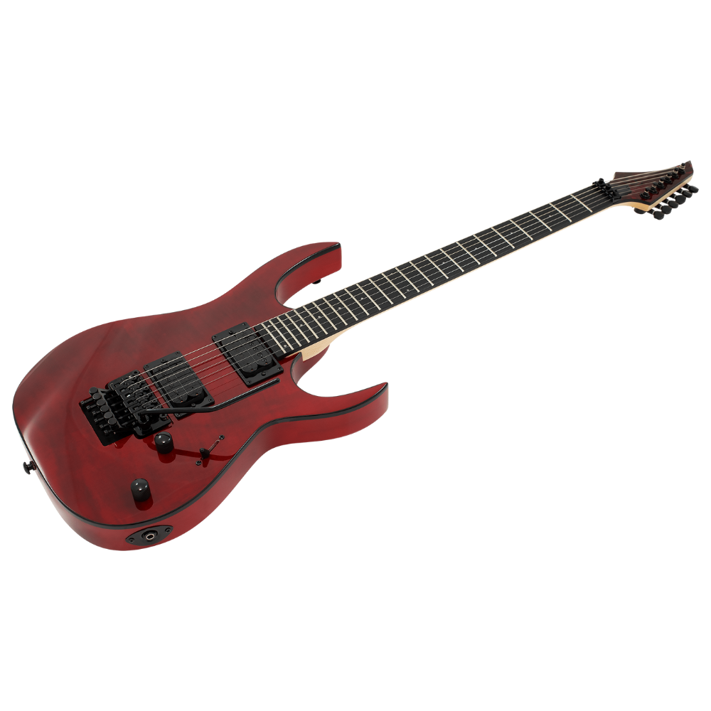 S by Solar SB4.6FRFBR Electric Guitar – Flame Red