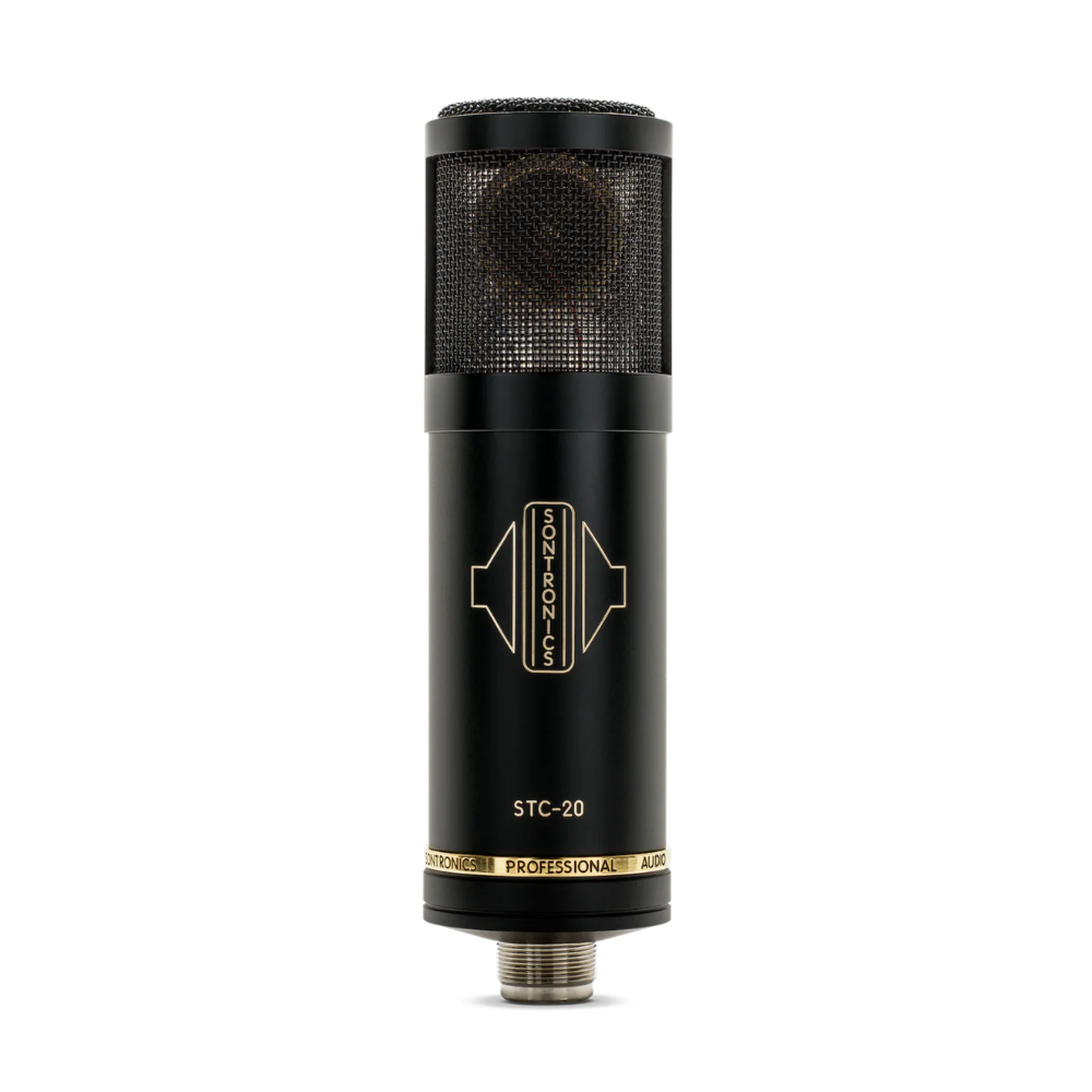 Sontronics STC-20 Pack: Large Diaphragm Cardioid Condenser Microphone with Shockmount, Pop Filter, Cable, & Pouch, Black
