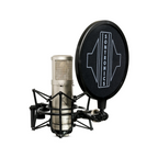 Sontronics STC-3X Pack Large Diaphragm Cardioid Condenser Microphone with Shockmount, Pop Filter, & Cable, Silver