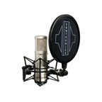 Sontronics STC-2 Pack Large Diaphragm Cardioid Condenser Microphone with Shockmount, Pop Filter, & Cable, Silver