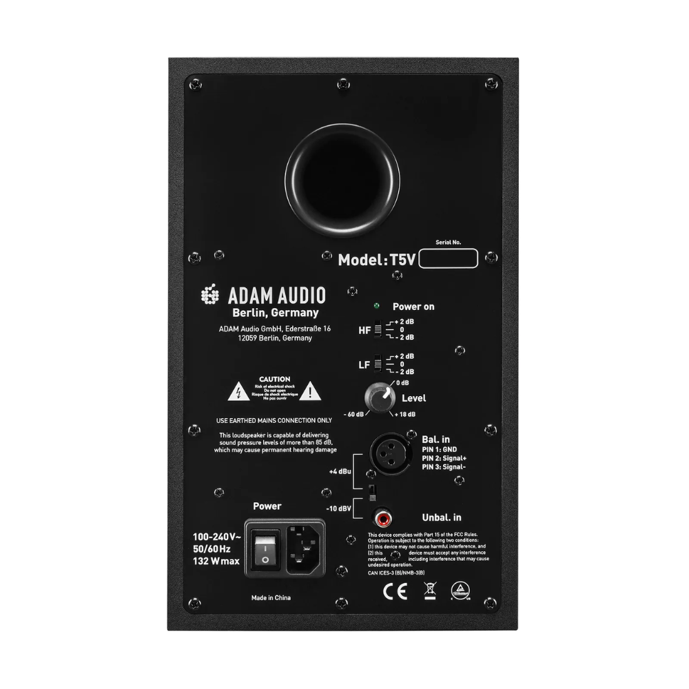 ADAM Audio T5V Active Speaker, Black