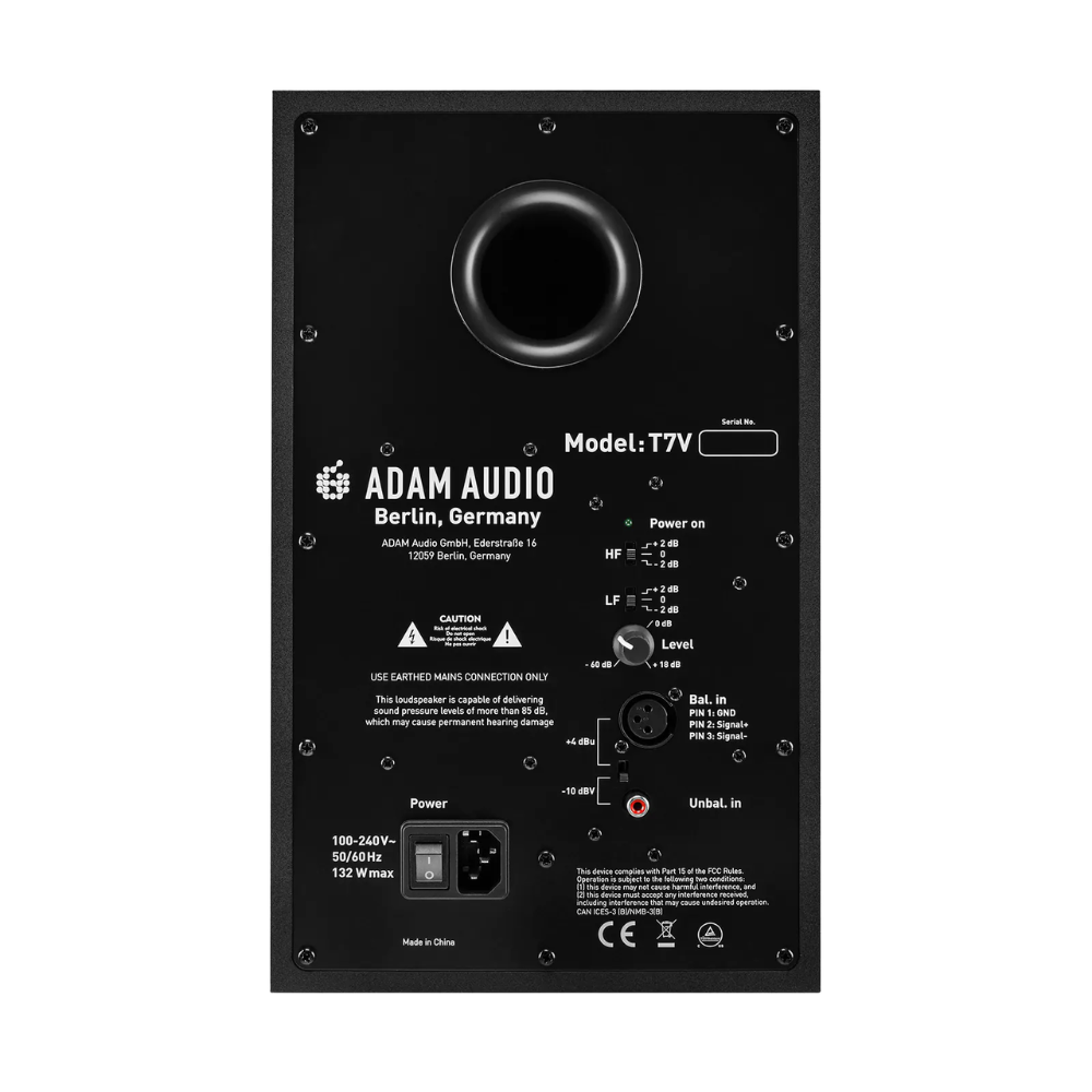 ADAM Audio T7V Active Speaker, Black