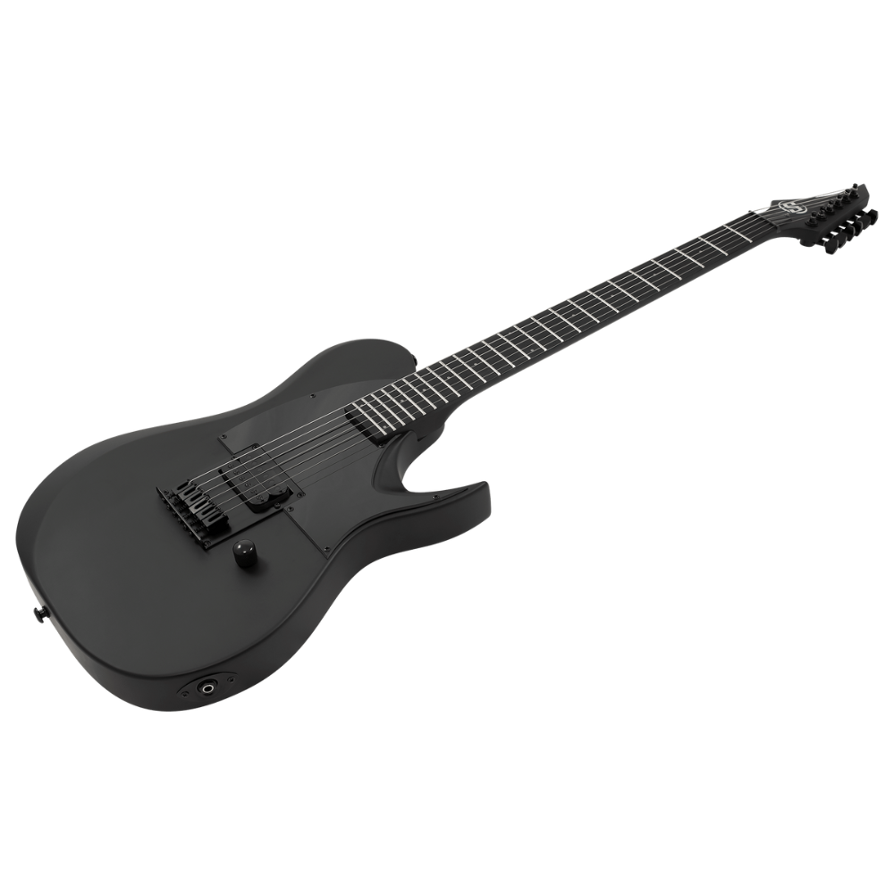 S by Solar TB4.61C Electric Guitar – Single Pickup – Carbon Black Matte