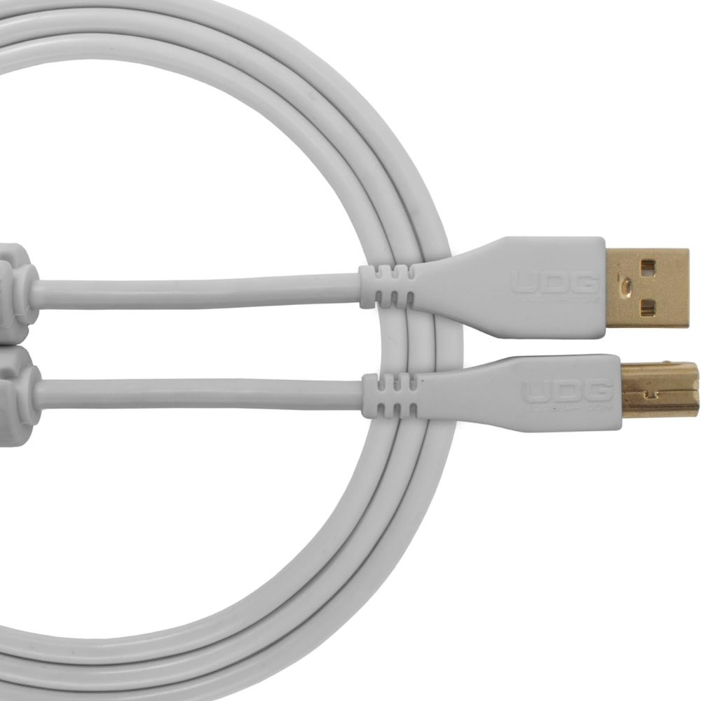 UDG Gear UDG Ultimate Audio Cable USB 2.0 A-B, White, Straight, 3 m
