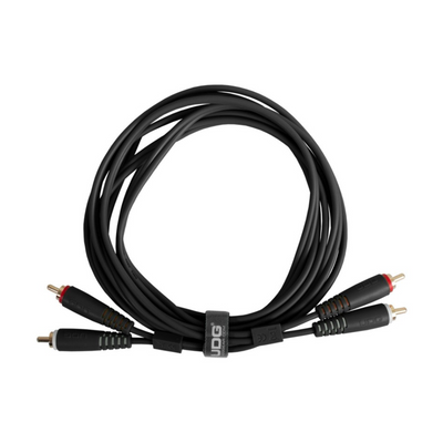 UDG Gear UDG Ultimate Audio Cable Set RCA - RCA, Black, Straight, 1.5 m