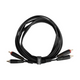 UDG Gear UDG Ultimate Audio Cable Set RCA - RCA, Black, Straight, 1.5 m