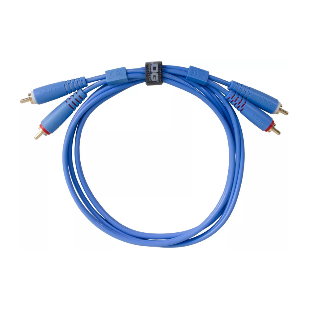 UDG Gear UDG Ultimate Audio Cable Set RCA - RCA, Blue, Straight, 1.5 m