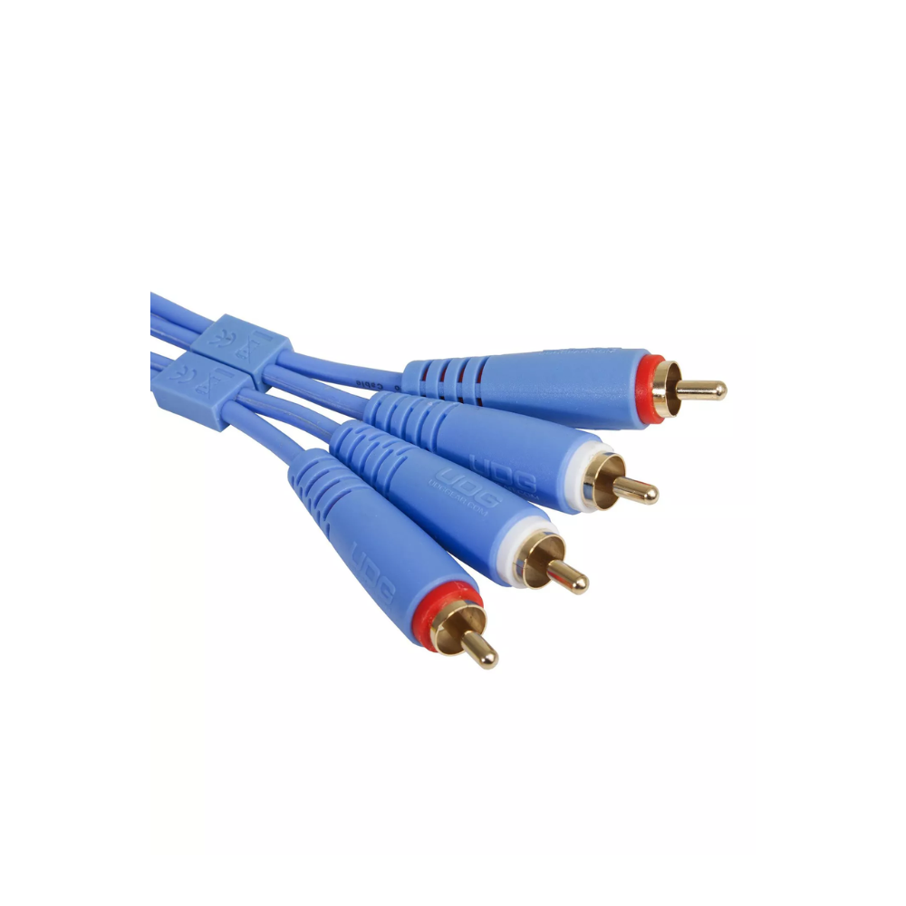 UDG Gear UDG Ultimate Audio Cable Set RCA - RCA, Blue, Straight, 1.5 m