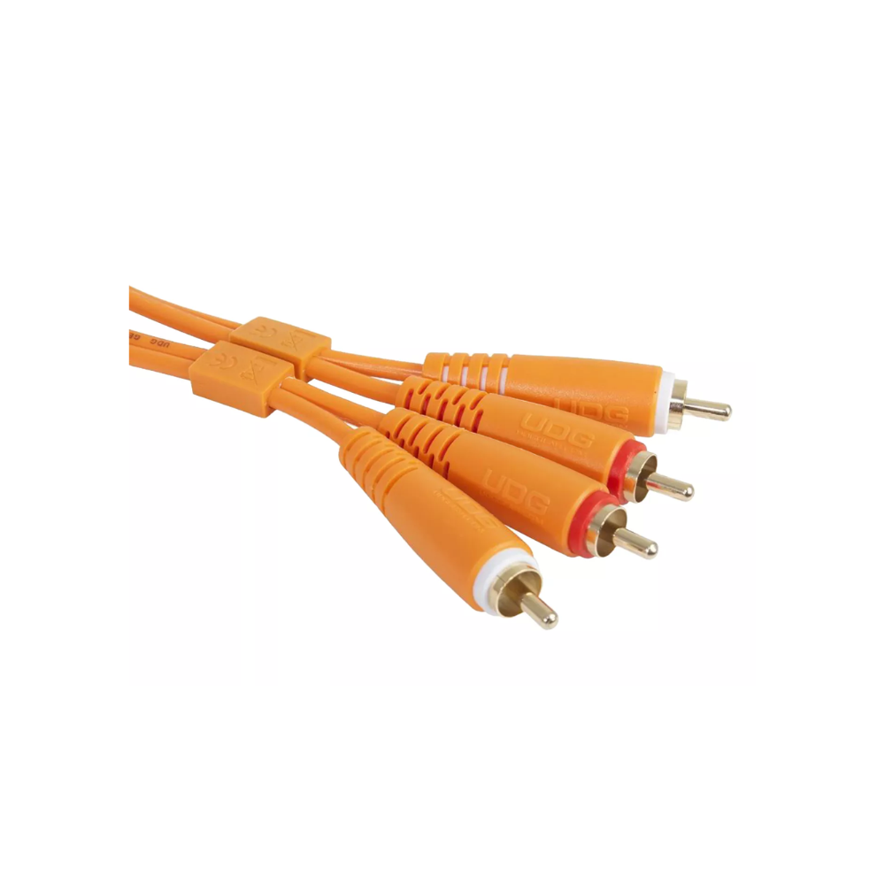 UDG Gear UDG Ultimate Audio Cable Set RCA - RCA, Orange, Straight, 1.5 m