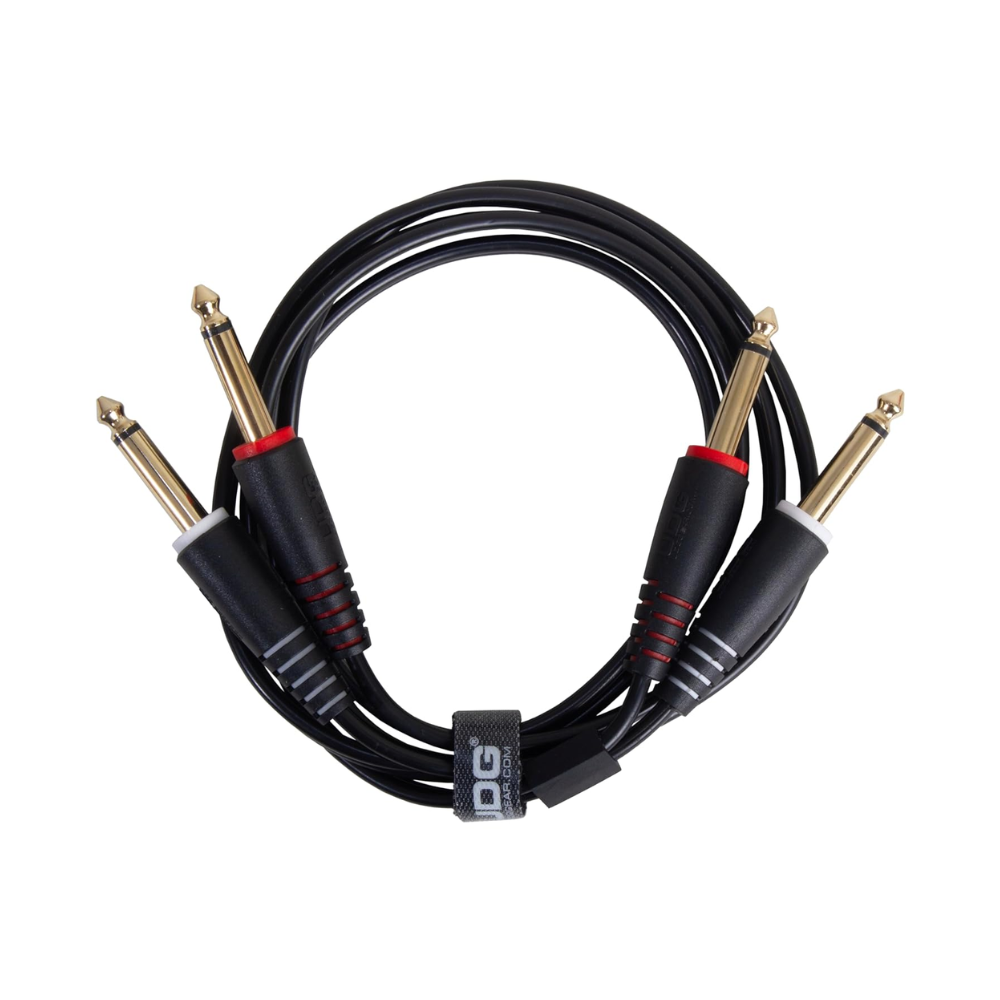 UDG Gear UDG Ultimate Audio Cable Set 1/4" Jack - 1/4" Jack, Black, Straight, 1.5 m