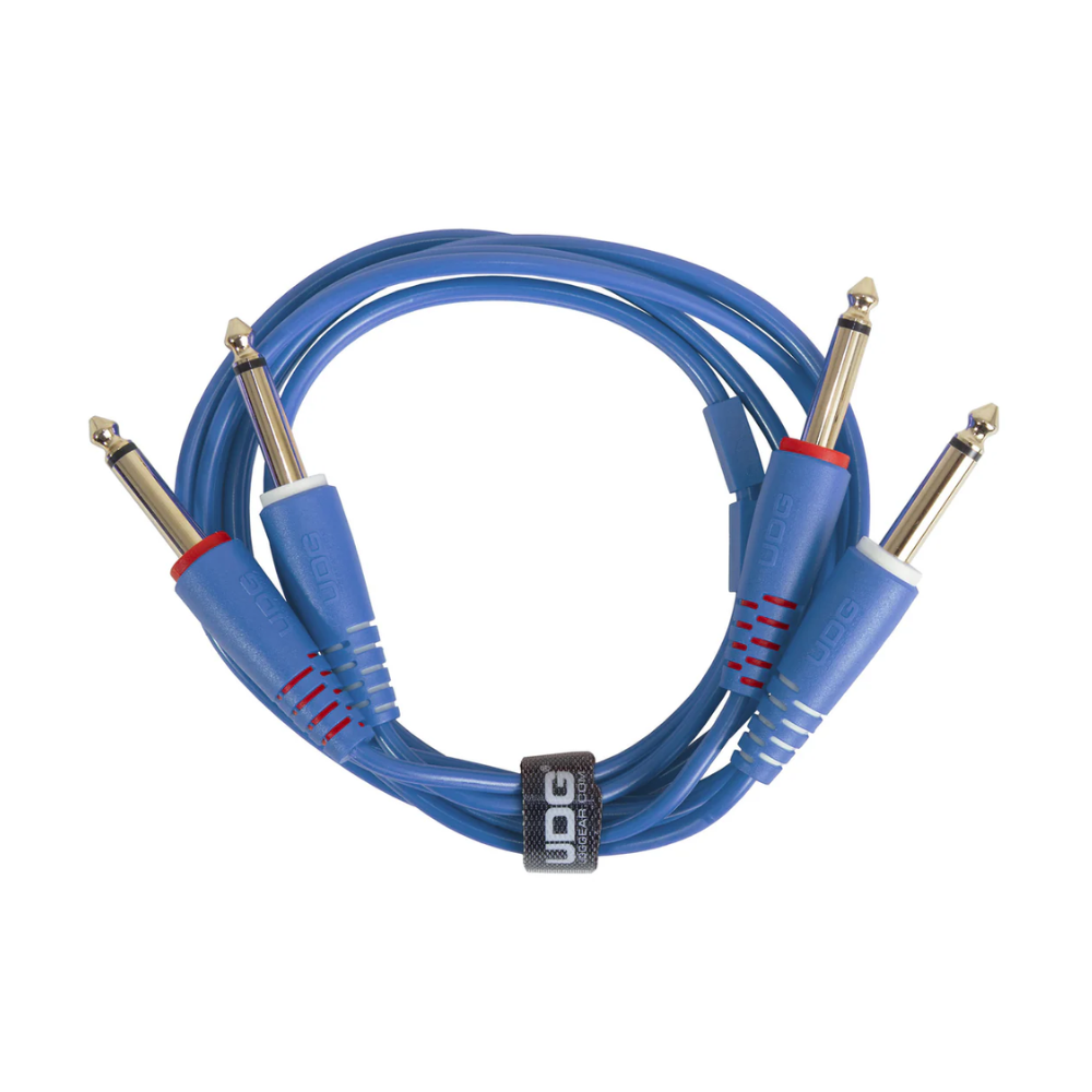 UDG Gear UDG Ultimate Audio Cable Set 1/4" Jack - 1/4" Jack, Light Blue, Straight, 1.5 m