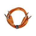 UDG Gear UDG Ultimate Audio Cable Set 1/4" Jack - 1/4" Jack, Orange, Straight, 1.5 m