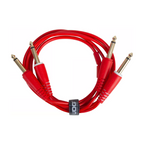 UDG Gear UDG Ultimate Audio Cable Set 1/4" Jack - 1/4" Jack, Red, Straight, 1.5 m