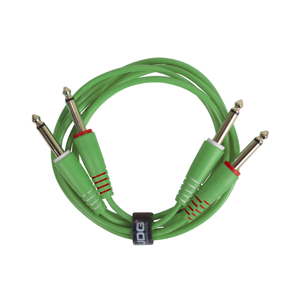 UDG Gear UDG Ultimate Audio Cable Set 1/4" Jack - 1/4" Jack, Green, Straight, 3 m