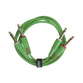 UDG Gear UDG Ultimate Audio Cable Set 1/4" Jack - 1/4" Jack, Green, Straight, 3 m