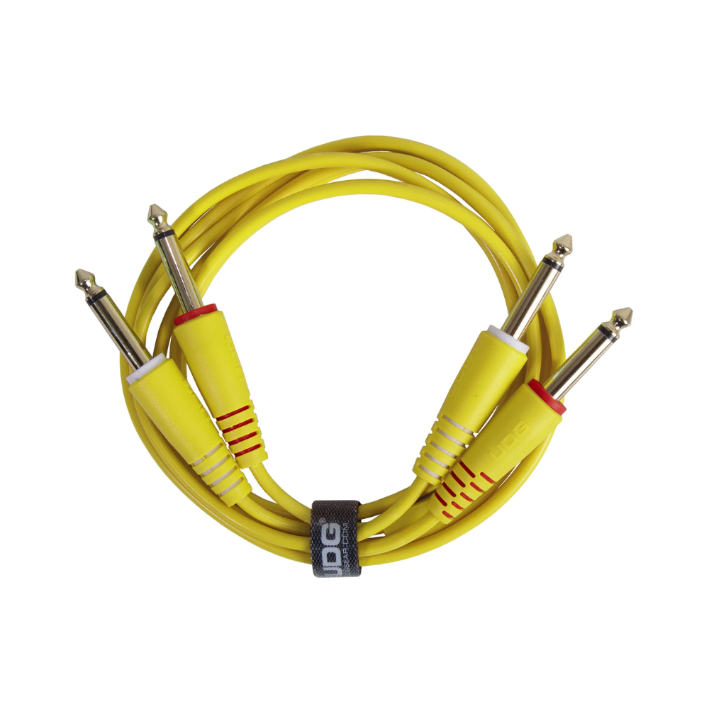 UDG Gear UDG Ultimate Audio Cable Set 1/4" Jack - 1/4" Jack, Yellow, Straight, 3 m