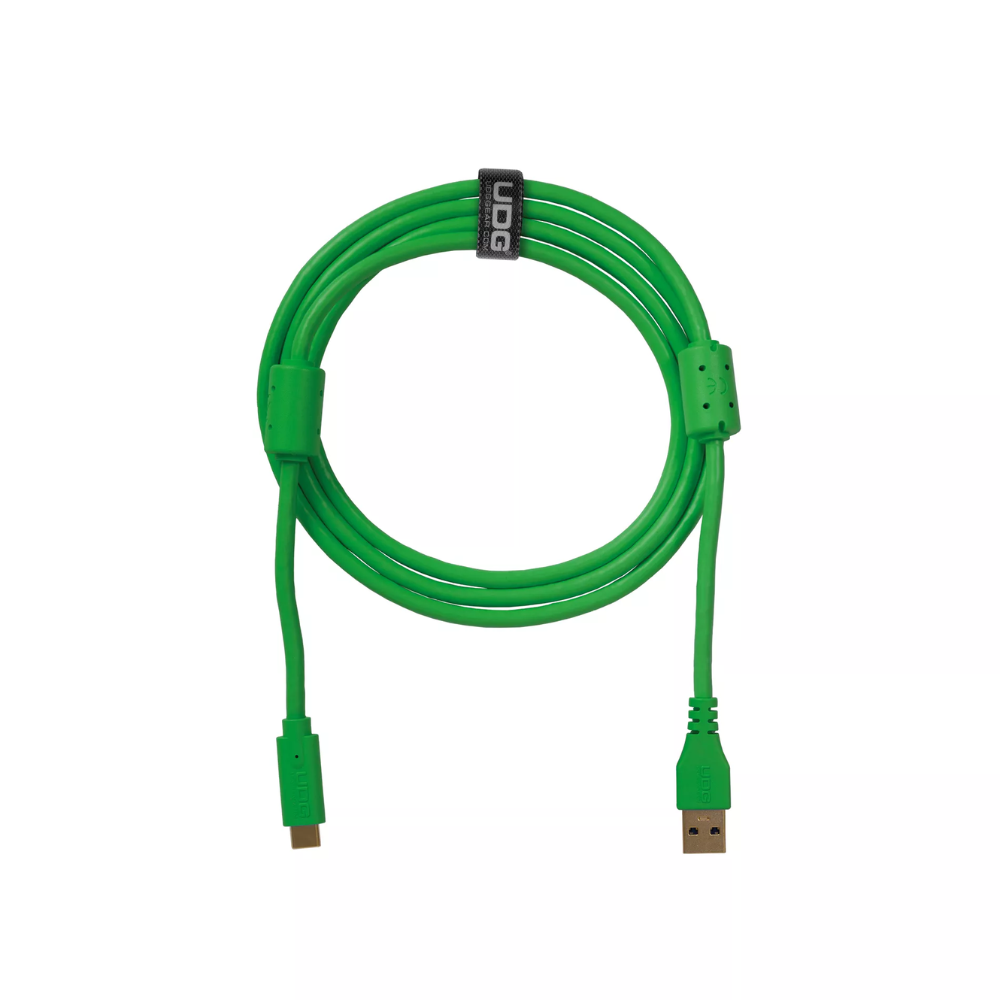 UDG Gear UDG Ultimate Data Cable USB 3.0 C-A, Green, Straight, 1.5 m