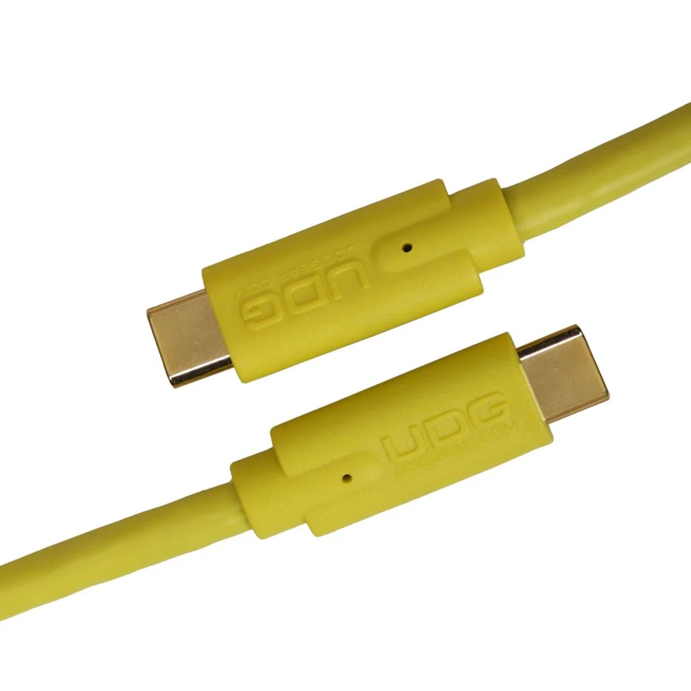 UDG Ultimate Data Cable USB 3.2 C-C, Yellow, Straight, 1.5 m