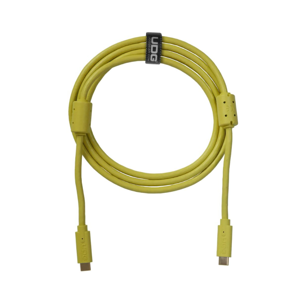 UDG Gear UDG Ultimate Data Cable USB 3.2 C-C, Yellow, Straight, 1.5 m