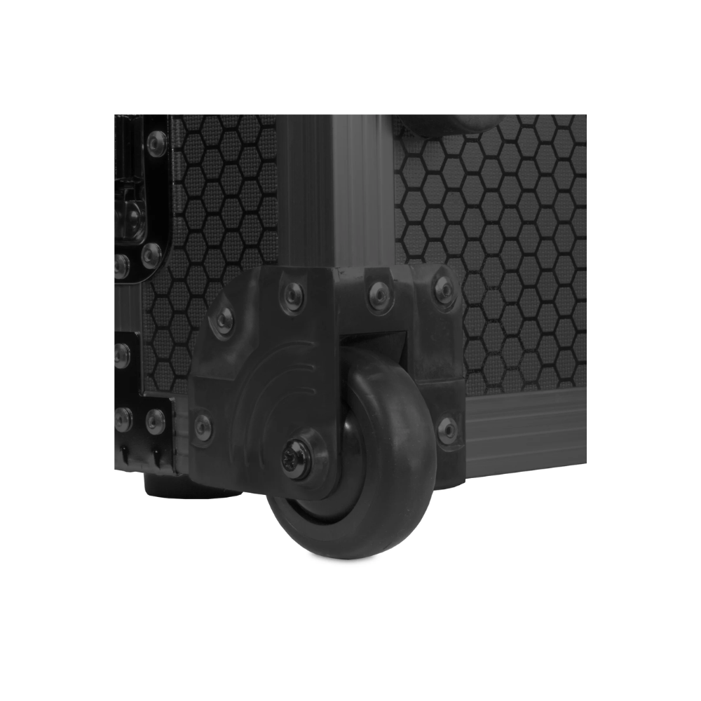 UDG Gear UDG Ultimate Flight Case Multi Format Turntable MK2 Plus (Trolley & Wheels), Black