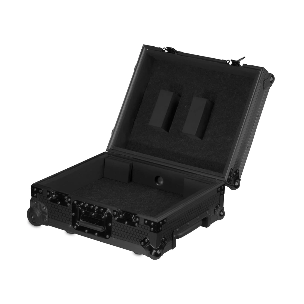 UDG Gear UDG Ultimate Flight Case Multi Format Turntable MK2 Plus (Trolley & Wheels), Black